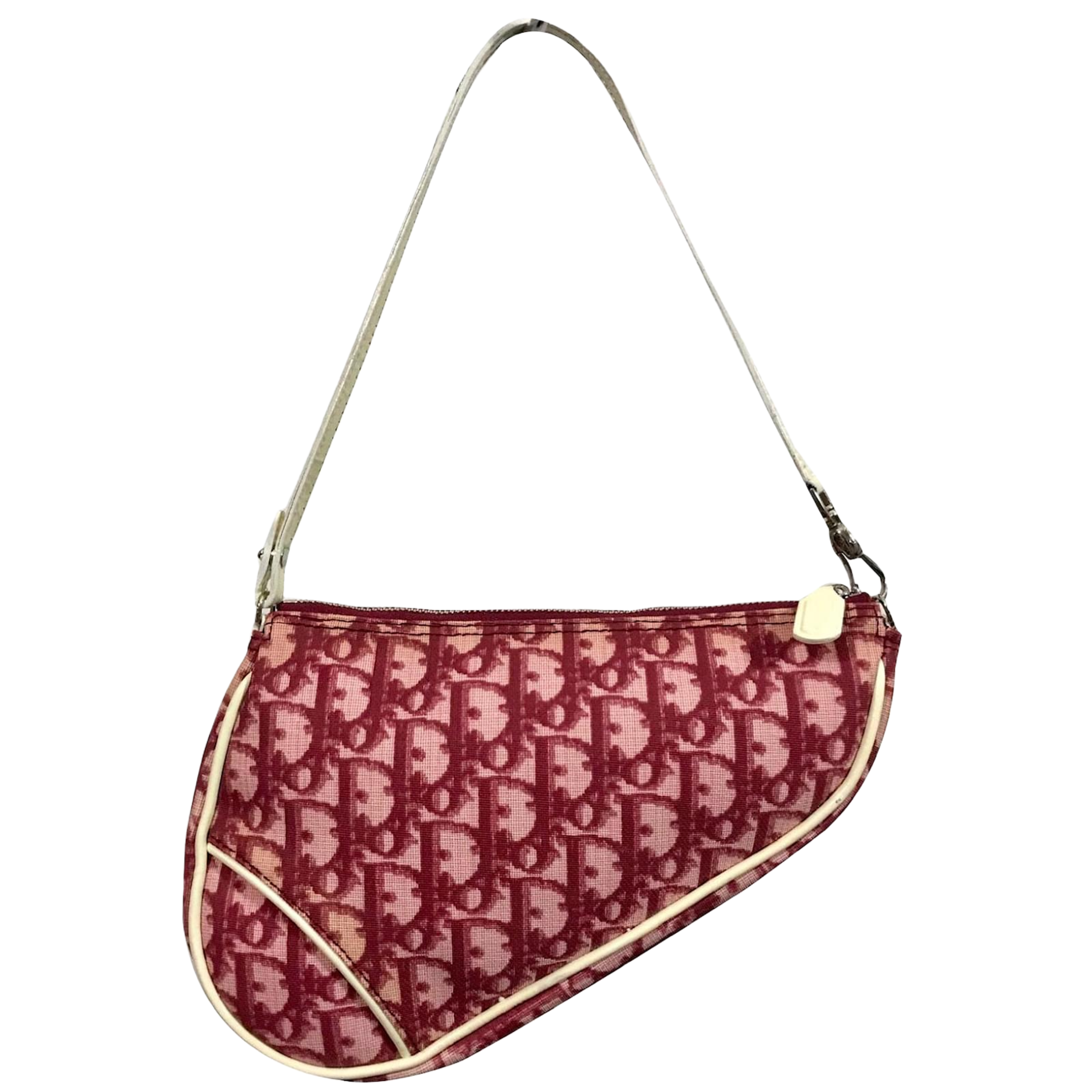 Saddle Bag CD Monogramme Burgundy