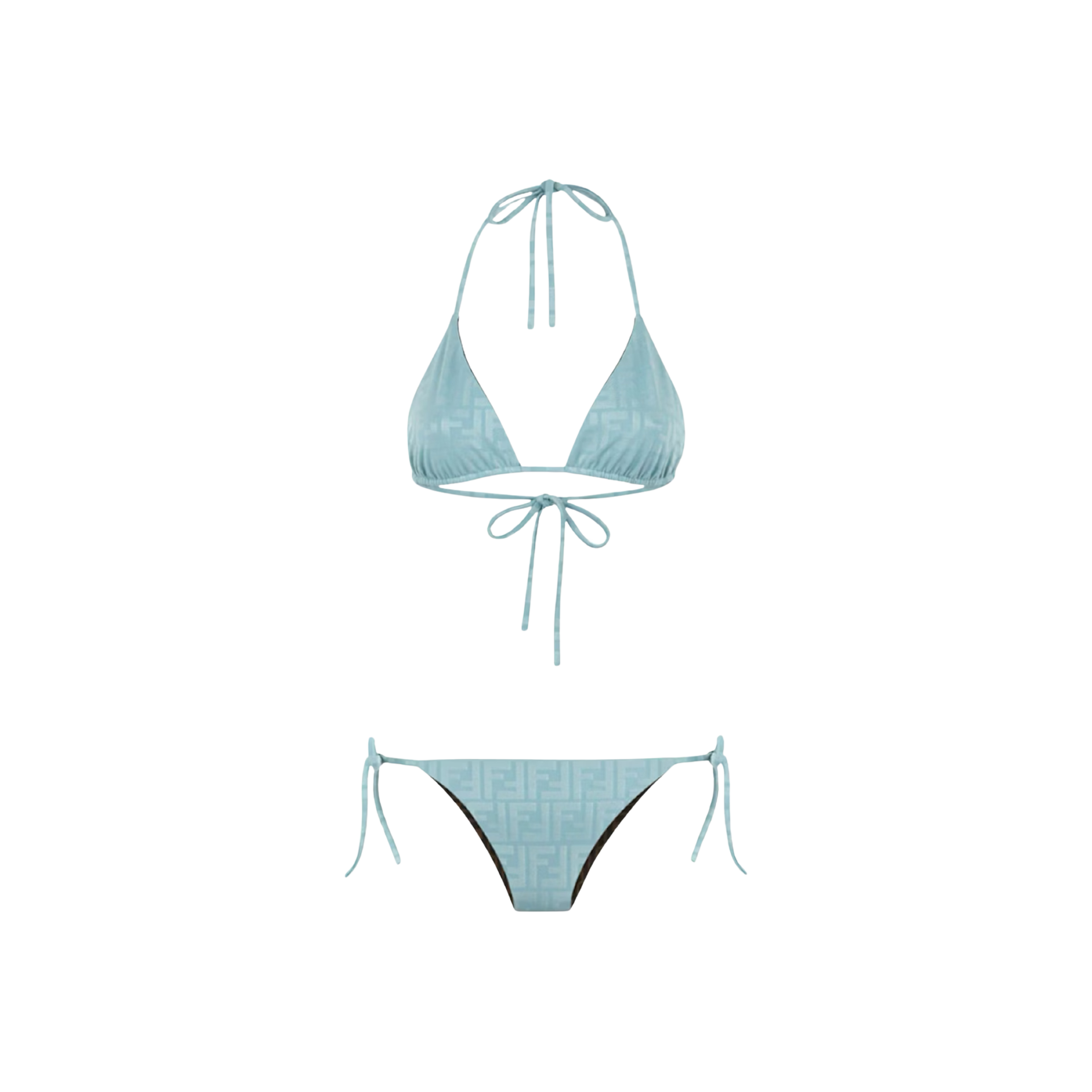 Bikini FF Mogramme Island Blue
