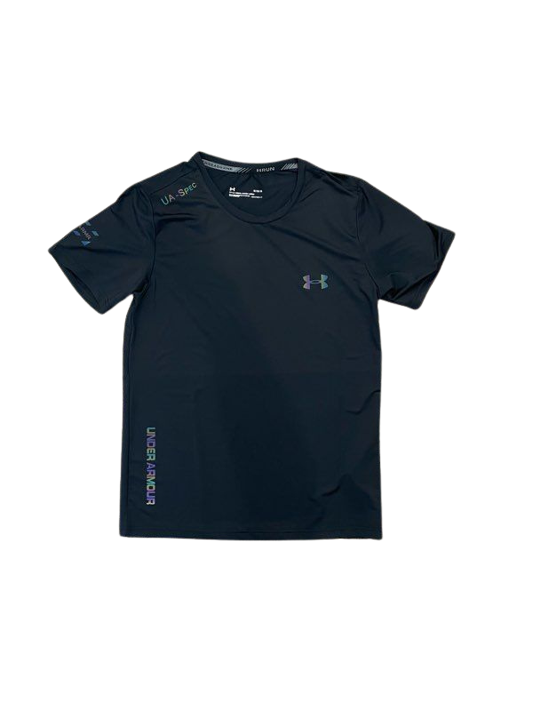 T-Shirt Under Armour Black Réfléchissant