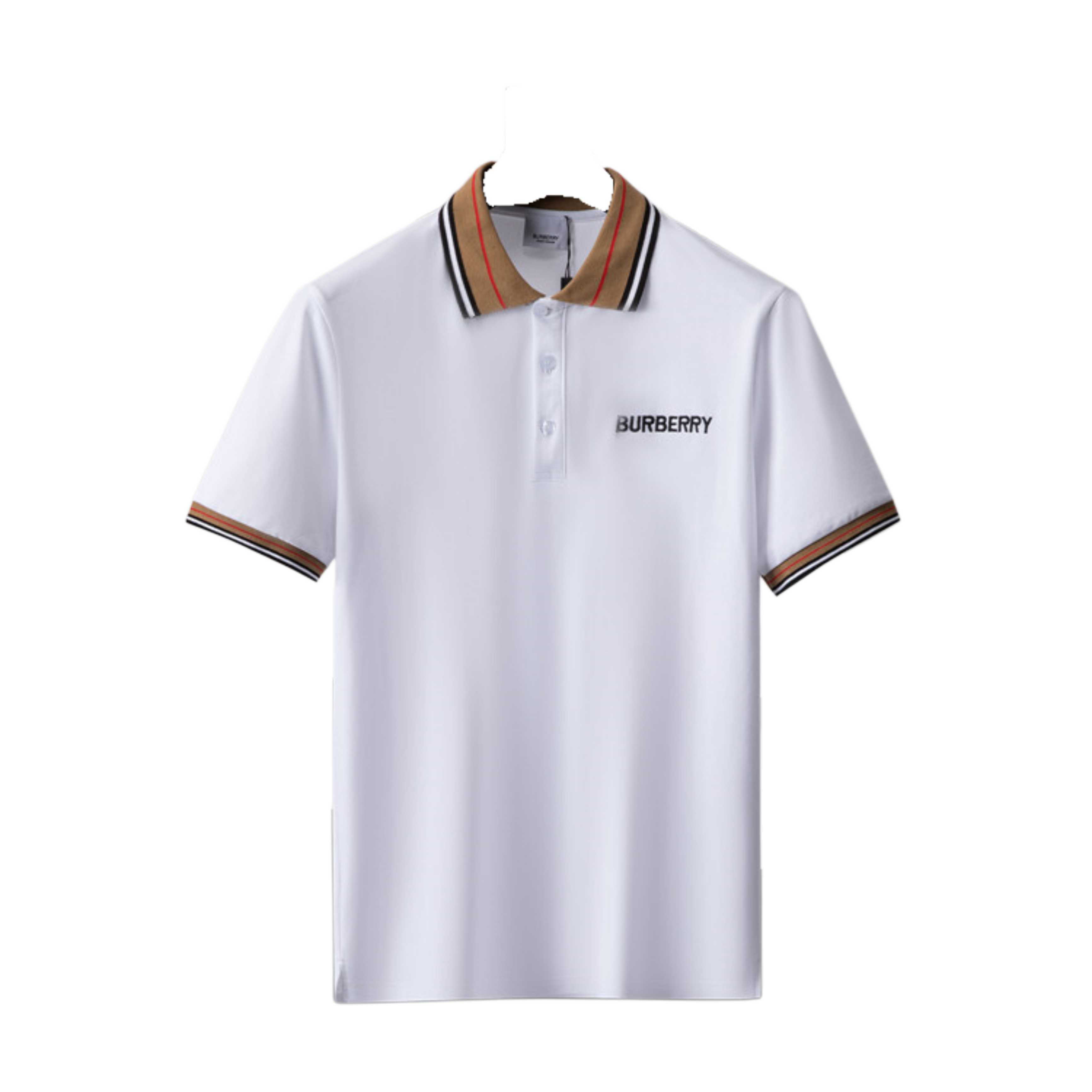 Polo Burbeu White Col Monogramme