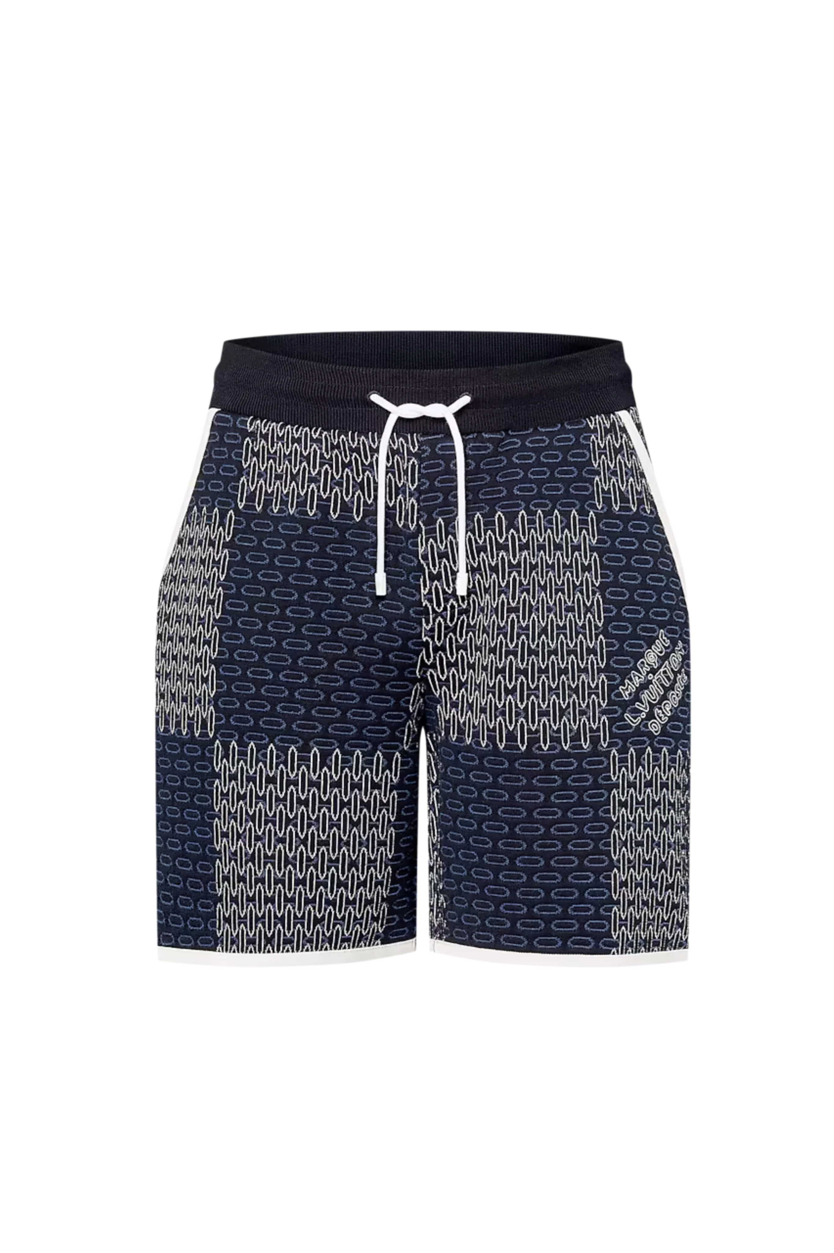 Short LV Marque Déposé Maille
