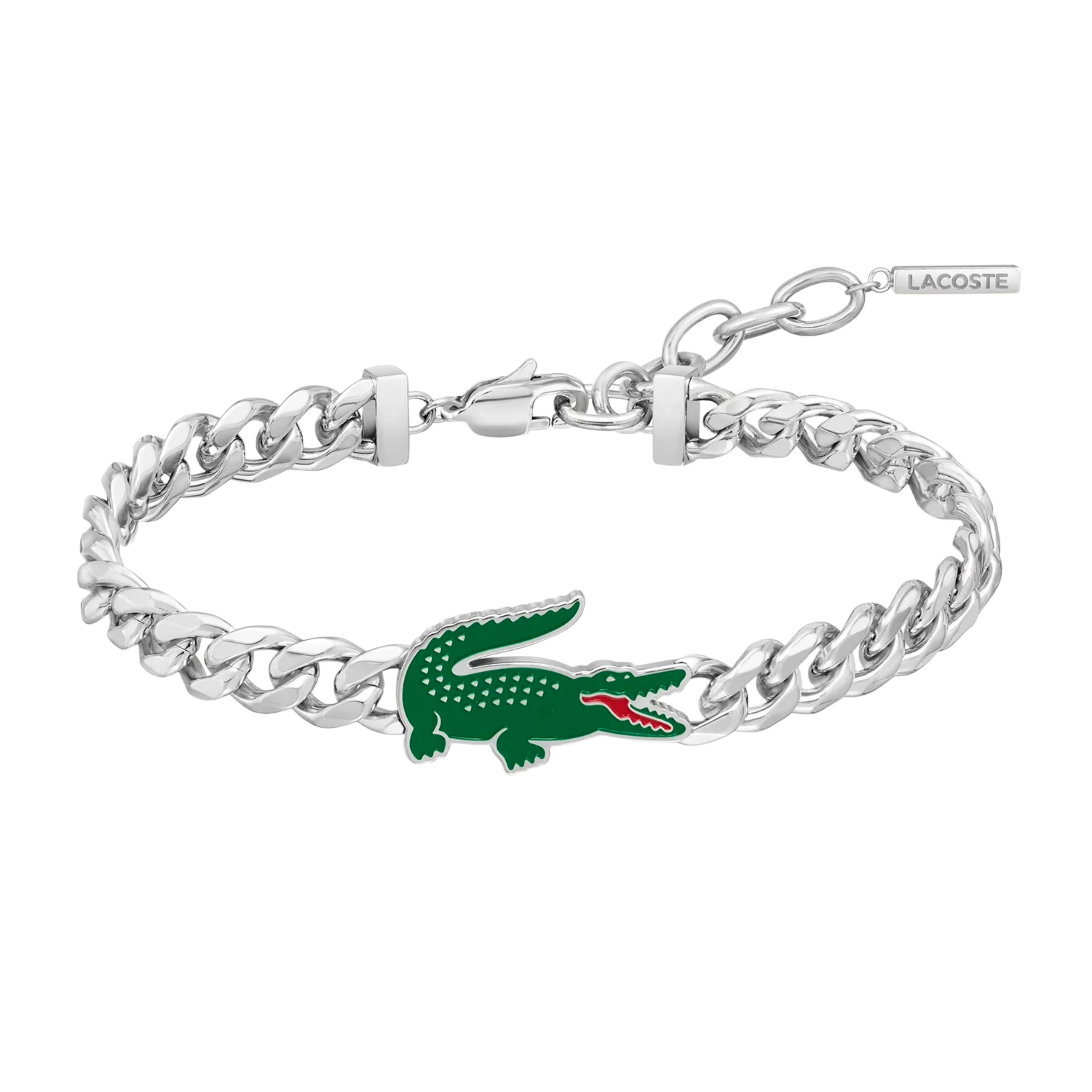 Bracelet Croco Chain Argent