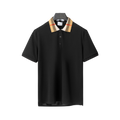 Polo Burbeu Black Col Monogramme