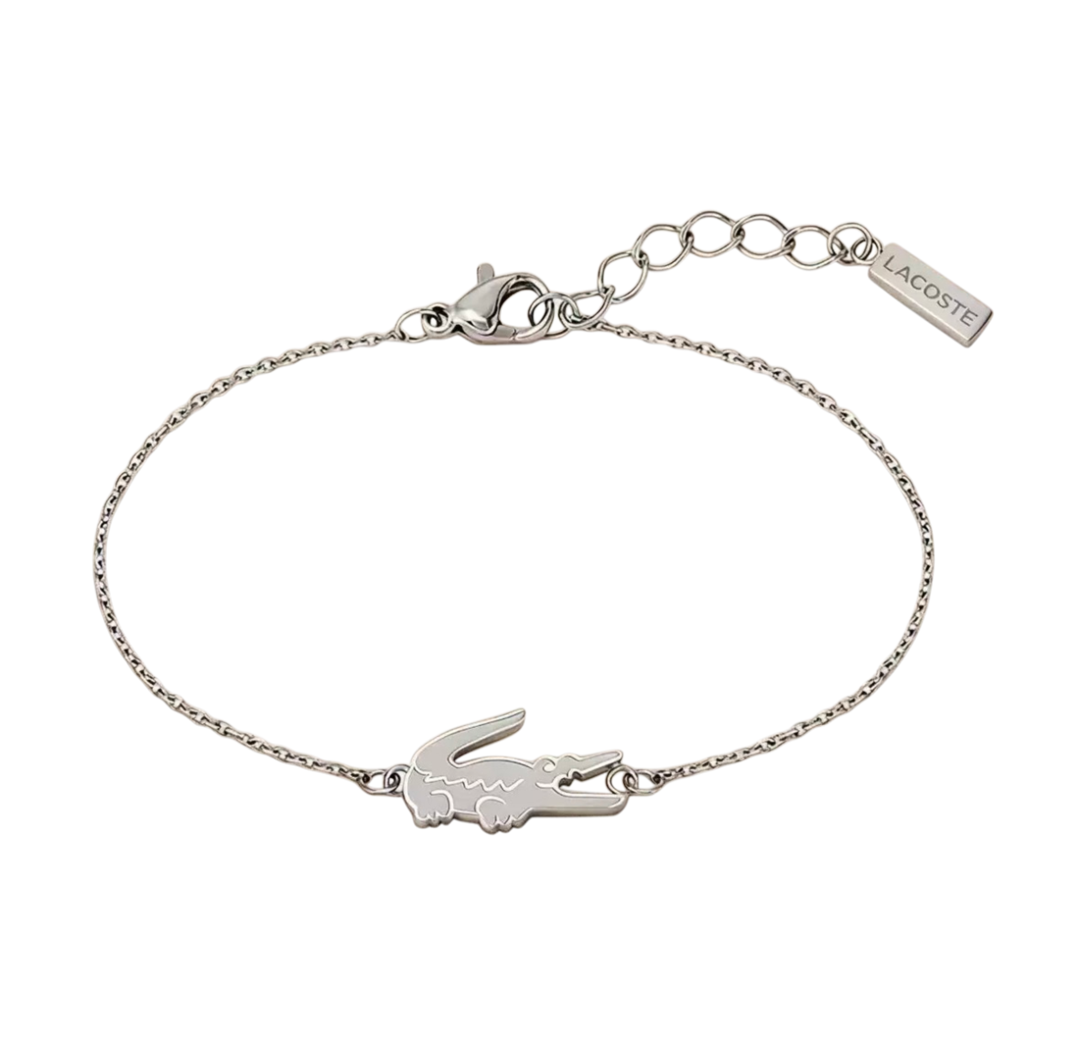 Bracelet Croco Argent